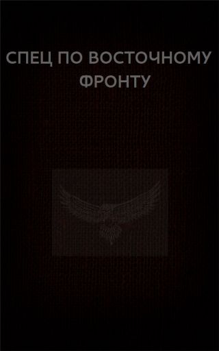 Спец по Восточному фронту